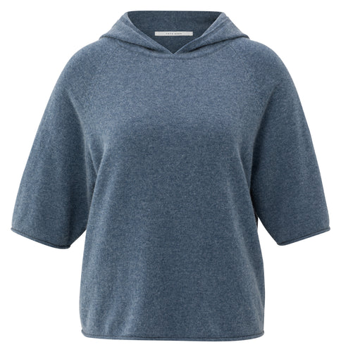 Short Sleeve knitted hoody Yaya the Brand