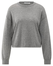 Load image into Gallery viewer, Textured round neck LS Yaya the Brand