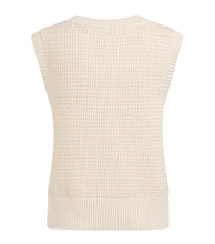 Load image into Gallery viewer, Textured sleeveless cardigan Yaya the Brand