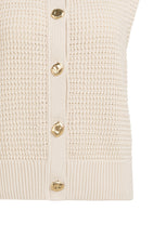 Load image into Gallery viewer, Textured sleeveless cardigan Yaya the Brand