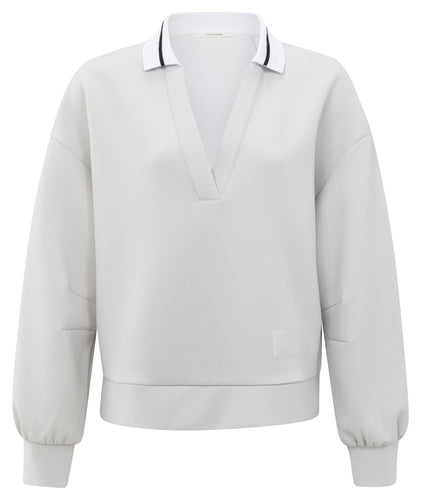 Sweatshirt with polo collar Yaya the Brand