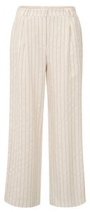 Linen mix woven pants pinstripe Yaya the Brand