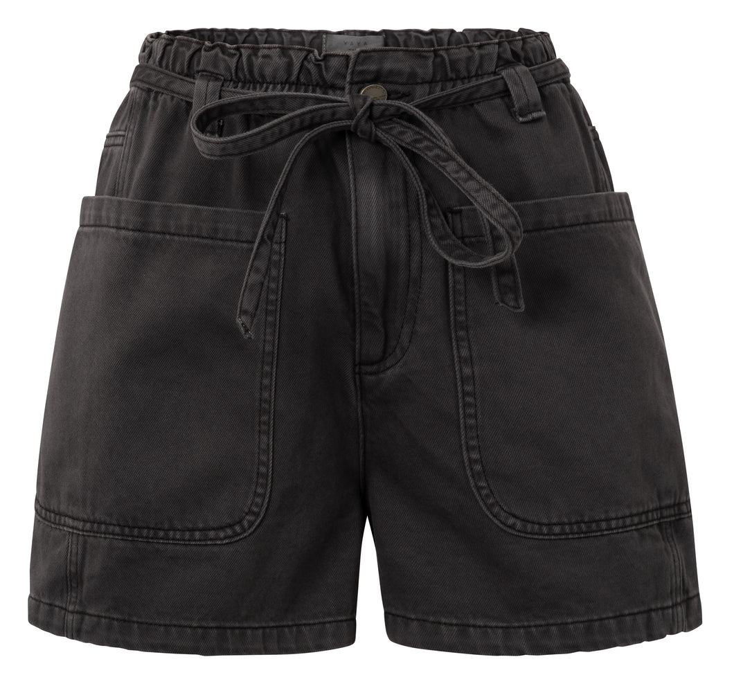 Garment dye woven Cargo short Yaya the Brand