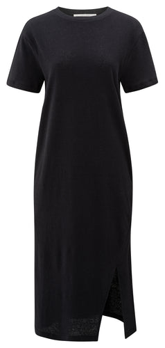 Linen blend t-shirt dress Yaya the Brand