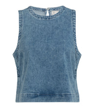Load image into Gallery viewer, Sleeveless loose fit denim Top Yaya the Brand