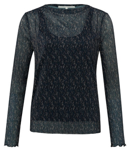 Mesh Top with Boatneck Yaya the Brand