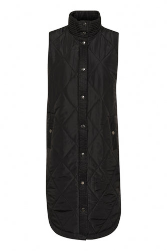 Meria Quilted Waist Coat Kaffe