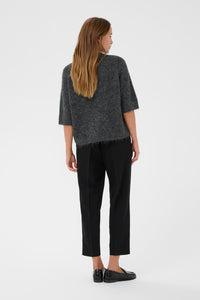 Emilie Cropped Knit Pullover Kaffe