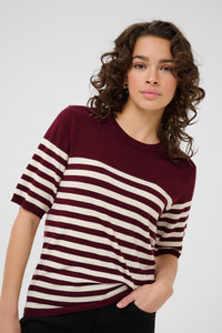 Lizza Striped Knit Kaffe