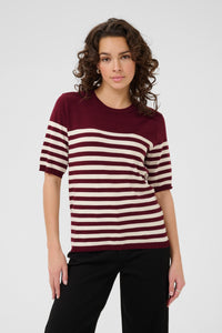 Lizza Striped Knit Kaffe