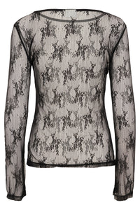 Penelope Lace T-shirt Kaffe
