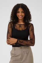Load image into Gallery viewer, Penelope Lace T-shirt Kaffe