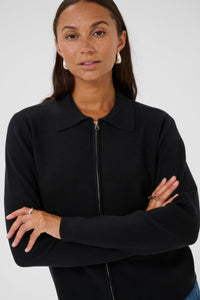 Visja Polo Cardigan Kaffe