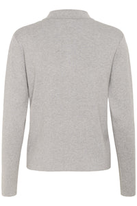 Visja Polo Cardigan Kaffe