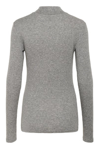Iben Roll neck T-shirt Kaffe