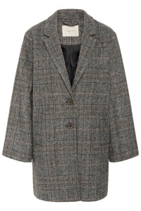 Vivian Checked Jacket Kaffe
