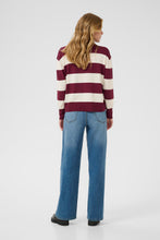 Load image into Gallery viewer, Lizza Striped Polo Pullover Kaffe