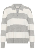 Load image into Gallery viewer, Lizza Striped Polo Pullover Kaffe