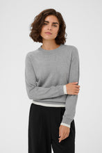 Load image into Gallery viewer, Lizza Contrast Pullover Kaffe