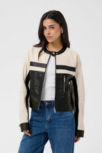 Load image into Gallery viewer, Raya Leather Jacket Kaffe