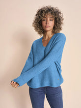 Load image into Gallery viewer, Thora V-neck Knit Mos Mosh