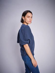 Taissa Linen Blouse Mos Mosh