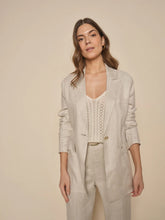 Load image into Gallery viewer, Selda Linen Blazer Mos Mosh