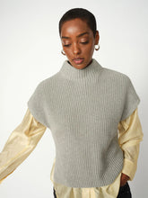 Load image into Gallery viewer, Biola Bine Knit Vest Mos Mosh