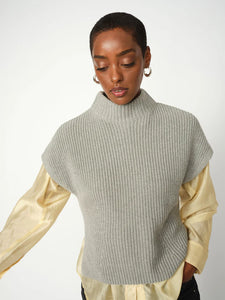 Biola Bine Knit Vest Mos Mosh
