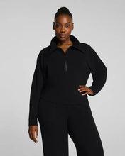 Load image into Gallery viewer, French Rib Half Zip Spanx