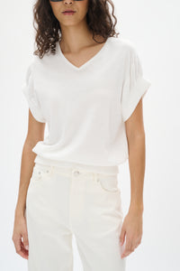 Yas V-Neck Top In Wear
