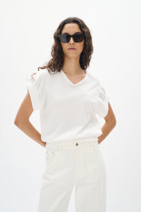 Yas V-Neck Top In Wear
