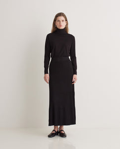 Falda Midi Skirt Plisada Yerse