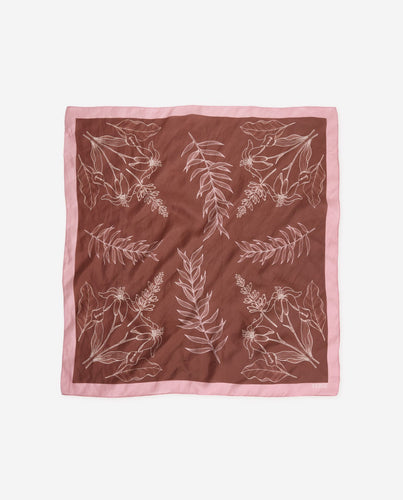 Scarf Silk Printed Yerse