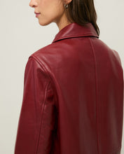 Load image into Gallery viewer, Midi Leather coat Yerse