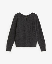 Load image into Gallery viewer, Cable Knit Tweed Sweater Yerse