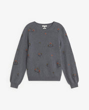 Load image into Gallery viewer, Sweater with embroidered flowers Yerse