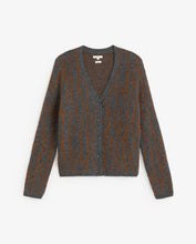 Load image into Gallery viewer, Animal jacquard cardigan Yerse