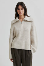 Load image into Gallery viewer, Gerda knit zip collar Second Female