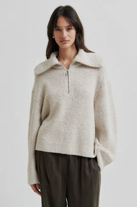 Gerda knit zip collar Second Female