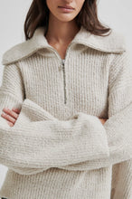 Load image into Gallery viewer, Gerda knit zip collar Second Female