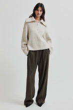 Load image into Gallery viewer, Gerda knit zip collar Second Female