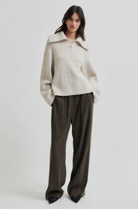 Gerda knit zip collar Second Female