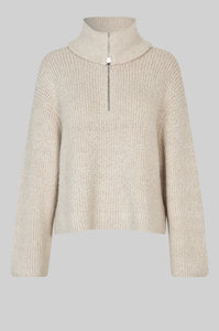 Gerda knit zip collar Second Female