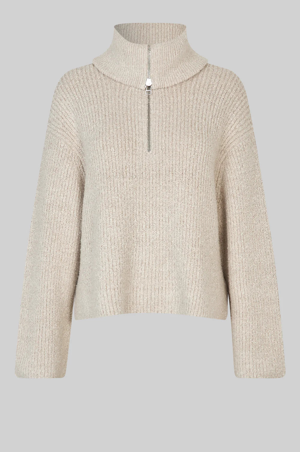 Gerda knit zip collar Second Female