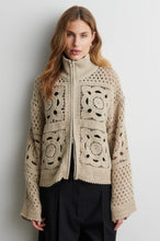 Load image into Gallery viewer, Crosette knit Cardigan Second Female
