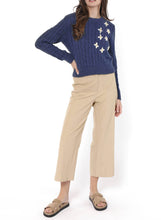 Load image into Gallery viewer, Lulu Embroidered Daisy Sweater  Sadie and Sage
