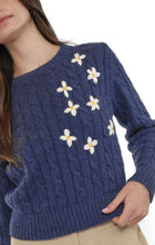 Load image into Gallery viewer, Lulu Embroidered Daisy Sweater  Sadie and Sage