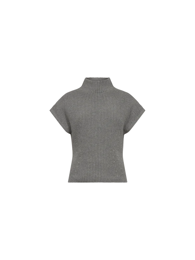 Biola Bine Knit Vest Mos Mosh