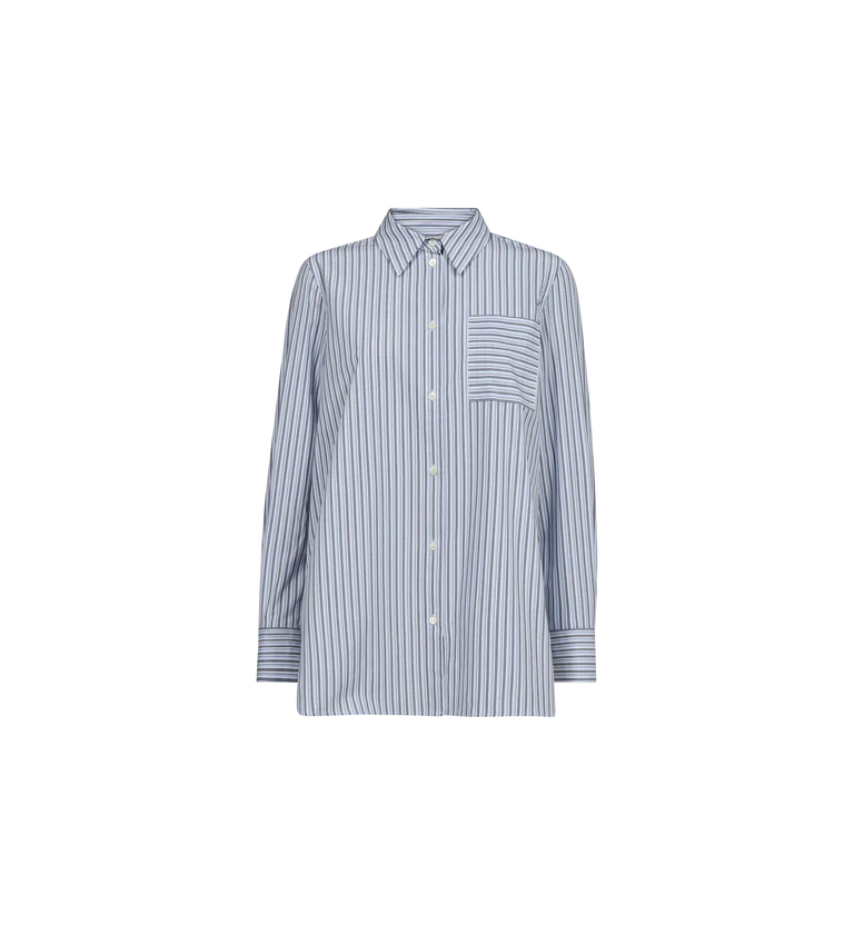 Elinda Slim Stripe Shirt Mos Mosh